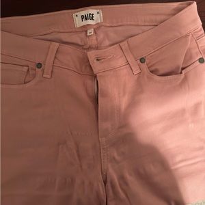 Paige denim ligh pinkish color soft comfy stretchy sz 30/10